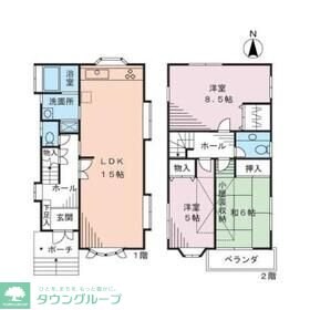 杉並区和泉4丁目貸家の物件間取画像