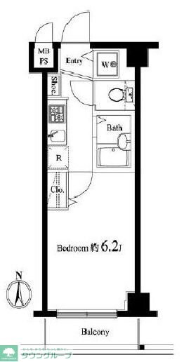 ヴェルト中野上鷺宮の物件間取画像
