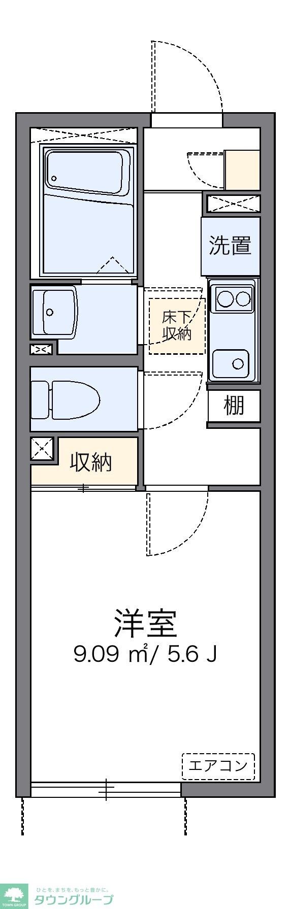 レオネクストUBUKATAの物件間取画像