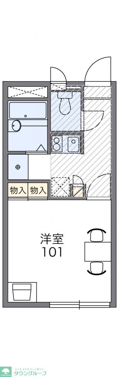 レオパレス峰の物件間取画像