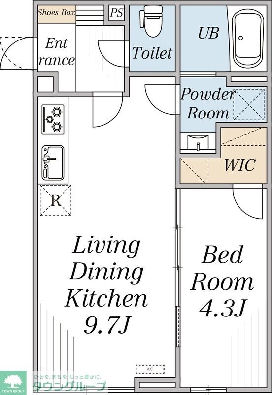 エクレール芦花公園の物件間取画像