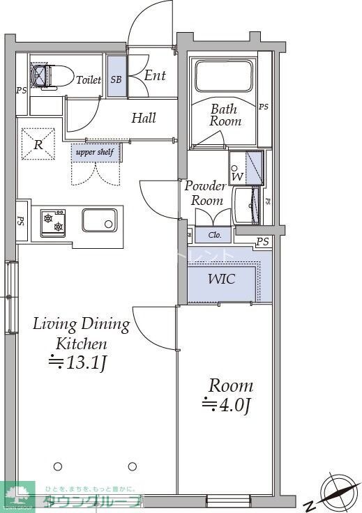 アトリオフラッツ中野新井薬師の物件間取画像