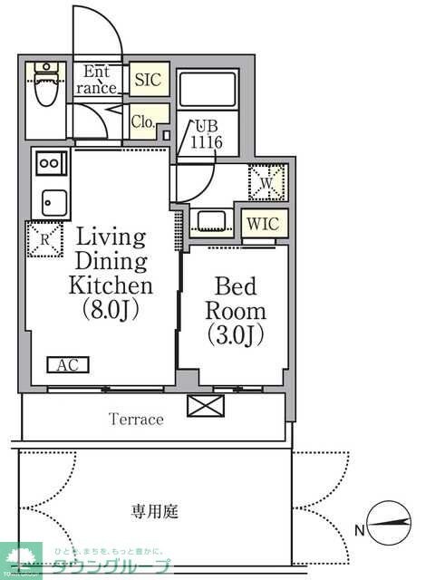 イプセ中野三丁目の物件間取画像