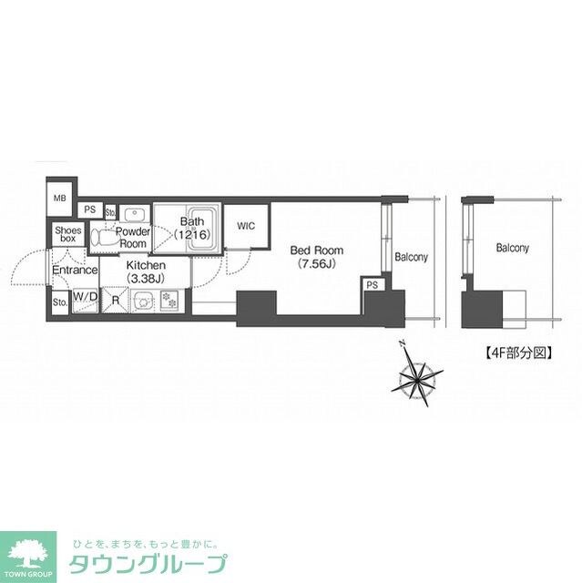 コンフォリア西荻窪の物件間取画像