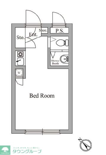 サンパレス中野坂上の物件間取画像