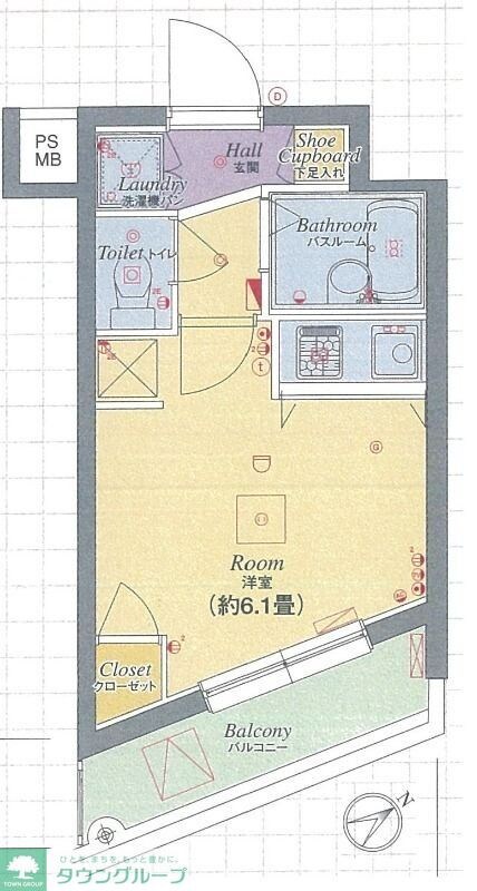 パレ・ホームズ高井戸の物件間取画像