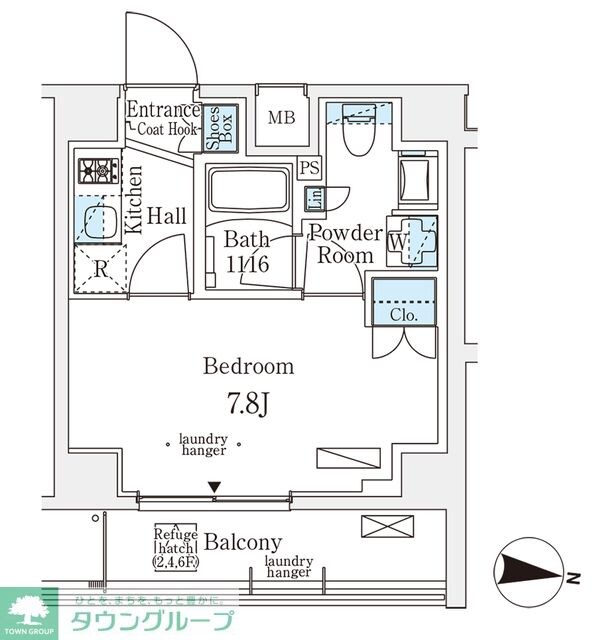 メゾン・クロイゾンの物件間取画像