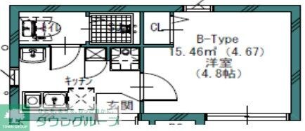 GREW高円寺レジデンスの物件間取画像