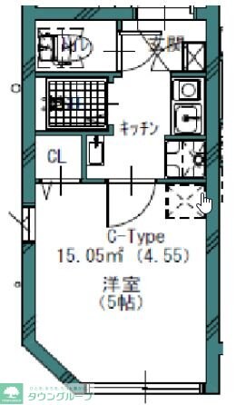 GREW高円寺レジデンスの物件間取画像