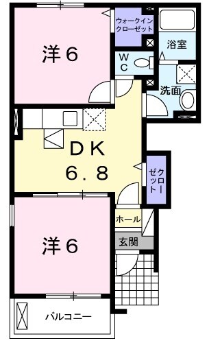 シャトレ・ルミエールの物件間取画像