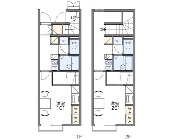 レオパレスアトリオ師岡の物件間取画像