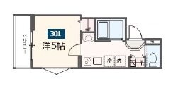 MELDIA河辺の物件間取画像