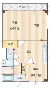 プリンシパル羽村の物件間取画像