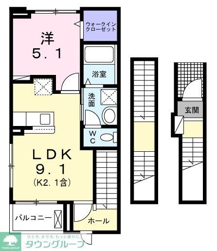 メゾン パンタネールの物件間取画像