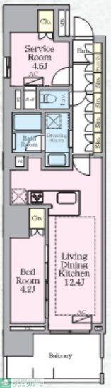 ラグゼナ八王子寺町の物件間取画像