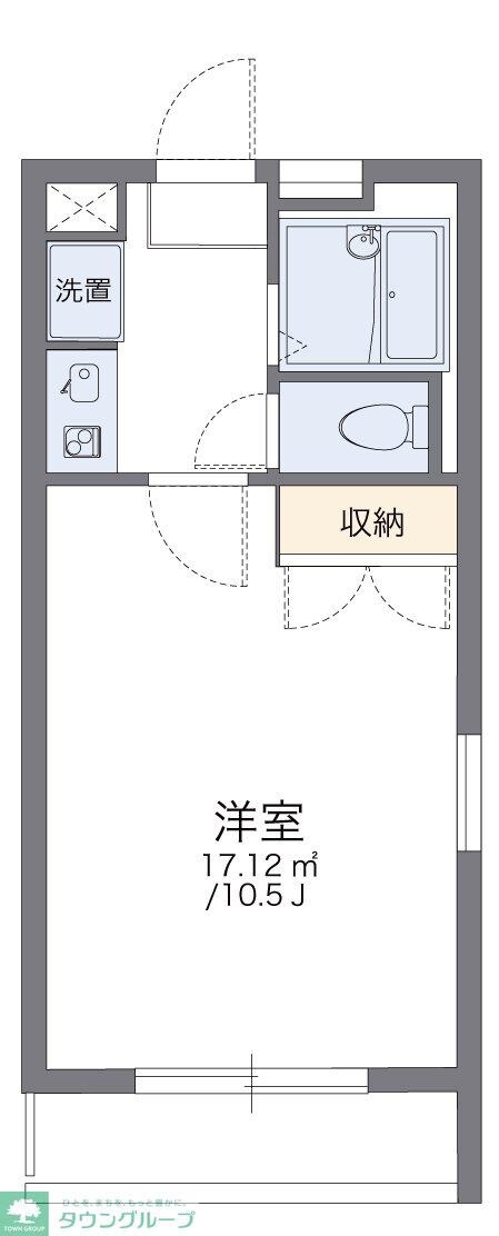 レオパレスIZUMIの物件間取画像