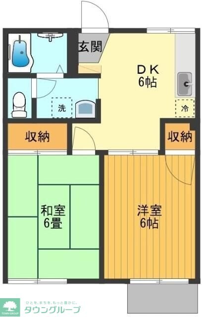メゾン小山IIIの物件間取画像