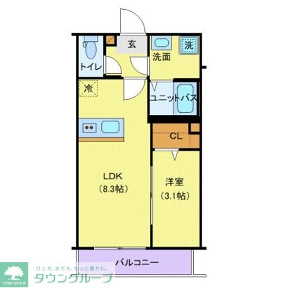 VOGUEの物件間取画像