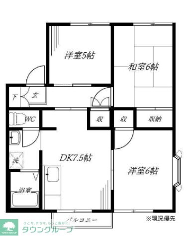 サニープラザの物件間取画像