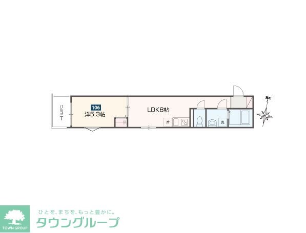 クラブレジデンス東青梅の物件間取画像