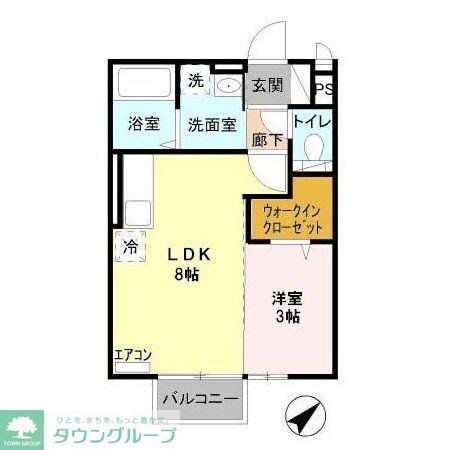 ウィスタリア・モナリエの物件間取画像