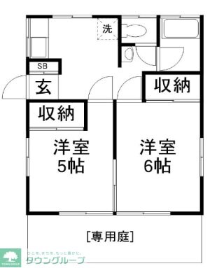 乙幡貸家の物件間取画像
