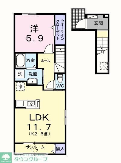 エール トロワの物件間取画像