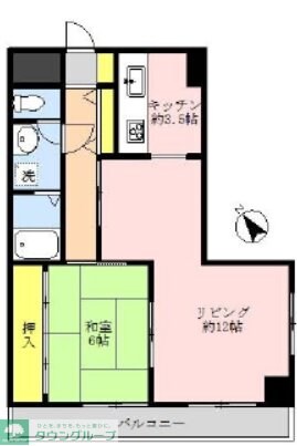 アーバンヒルズ羽村の物件間取画像