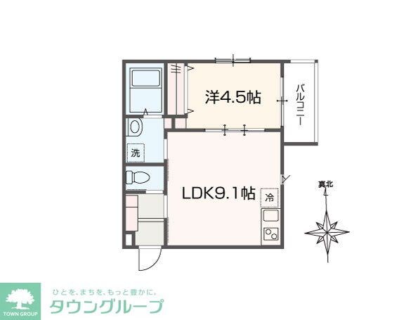 MELDIA東青梅の物件間取画像
