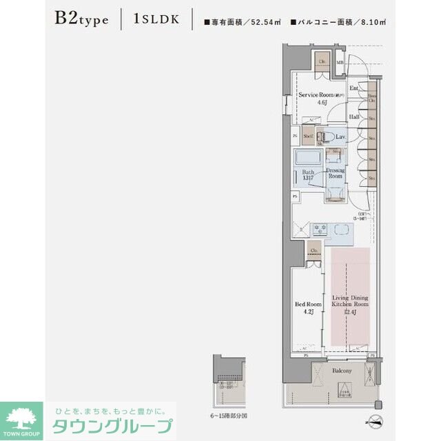 LUXENA八王子寺町の物件間取画像