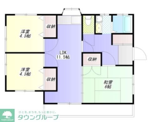 ヴィブレ柴崎の物件間取画像
