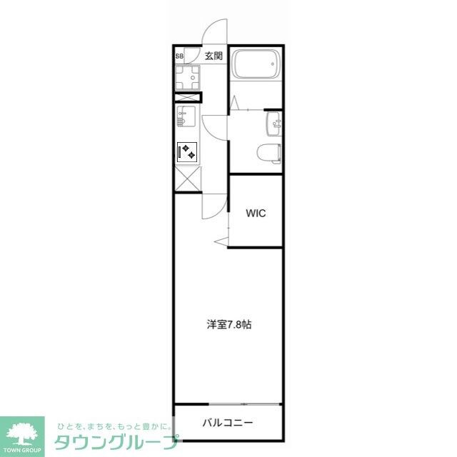 MQuarto福生の物件間取画像