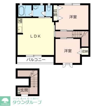 ヴィラ ソレイユの物件間取画像
