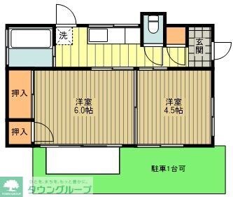 細谷貸家の物件間取画像