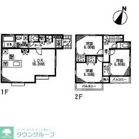 立川栄町の家の物件間取画像