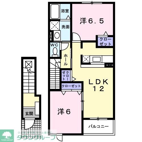 ソレアードの物件間取画像