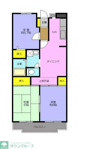 ラークバーレィの物件間取画像