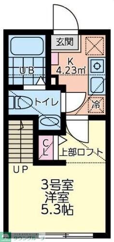 グローリーレジデンス拝島の物件間取画像