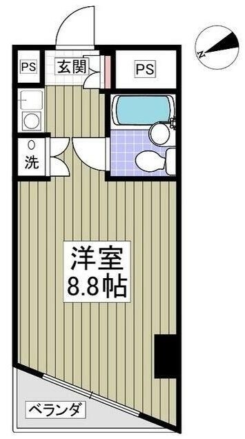 シーサイドコート金沢八景の物件間取画像