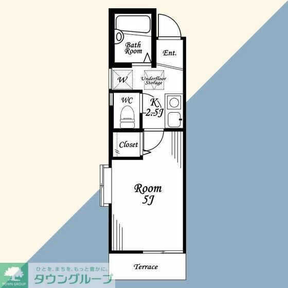 ヒルズ横須賀中央の物件間取画像