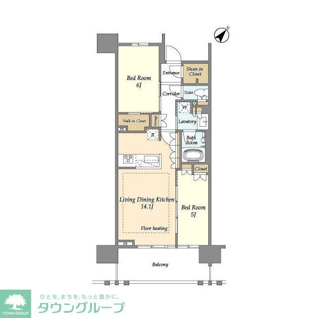 横須賀中央レジデンスの物件間取画像