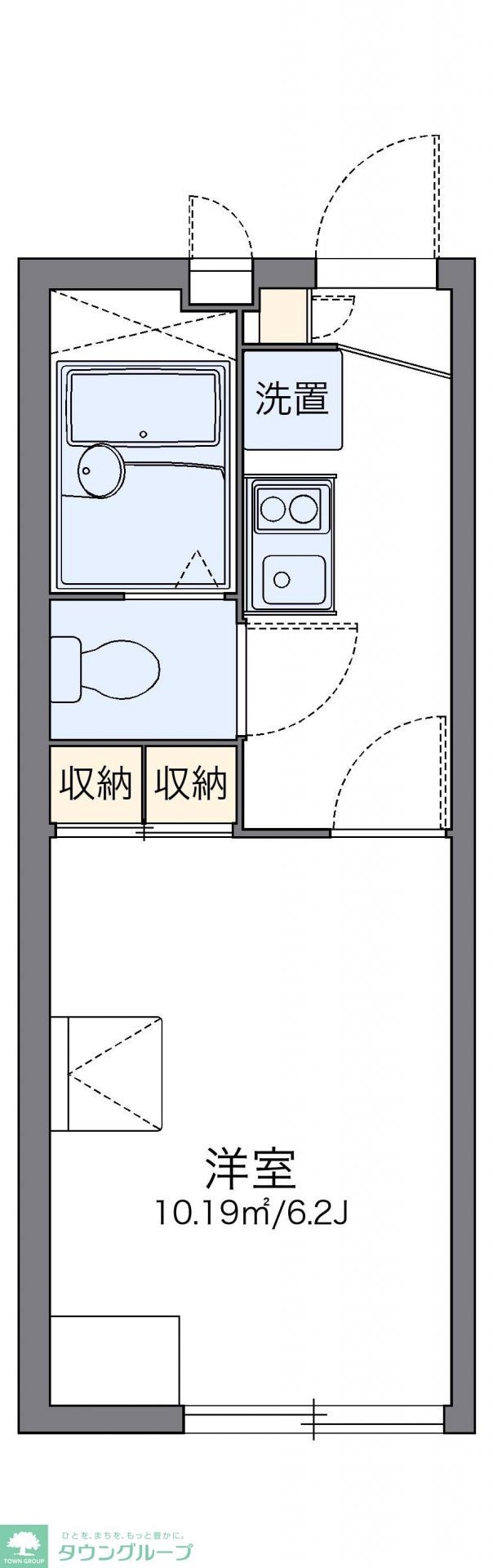 レオパレスSwing hillの物件間取画像