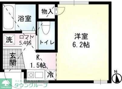 シエル馬堀海岸の物件間取画像