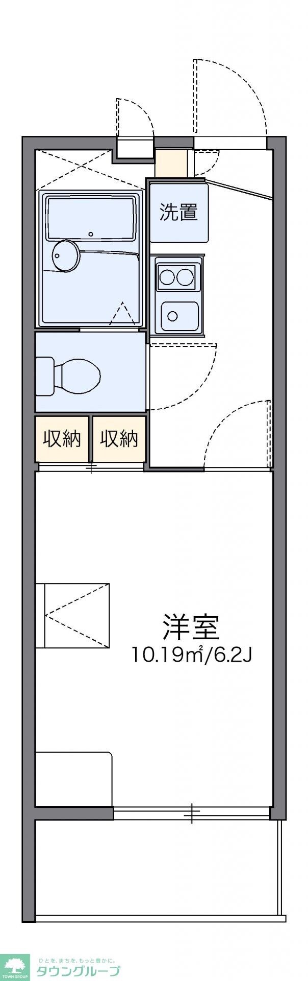 レオパレスエステートKの物件間取画像