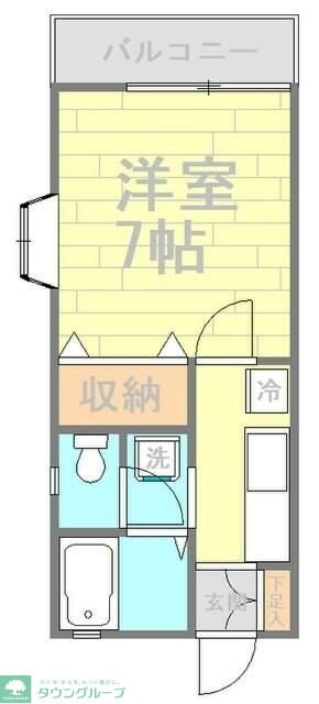 朝奈美ハイツの物件間取画像