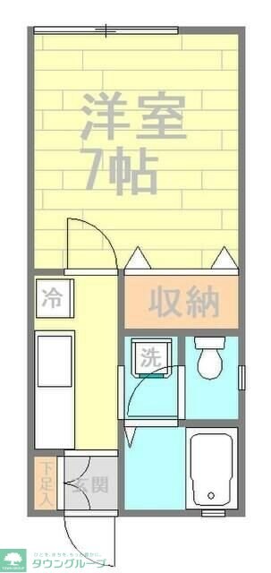 朝奈美ハイツの物件間取画像