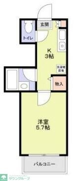 メゾン東陽日吉の物件間取画像