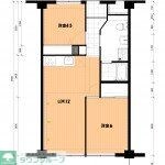 ハピネス飯田6号館の物件間取画像