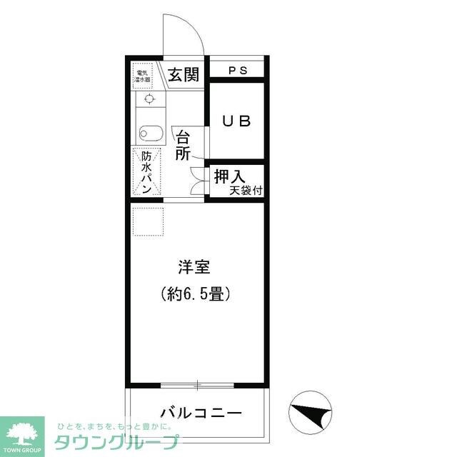 トラストビラ住吉の物件間取画像