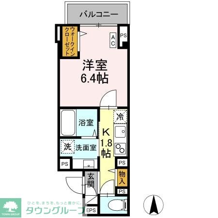 Skey residence井田中ノ町の物件間取画像